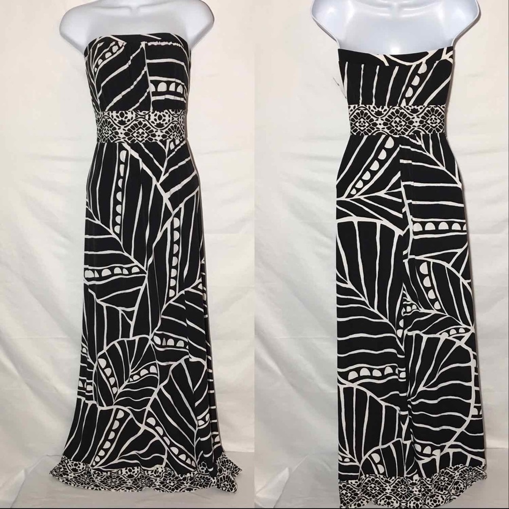 Strapless Stretchy Maxi Dress
